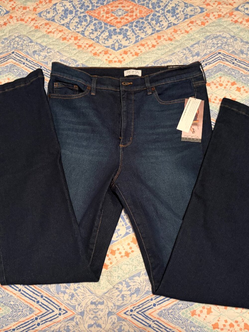 SOFIA JEANS BY SOFIA VERGARA MELISA FLARE SIZE 14 NWT - Picture 11 of 13